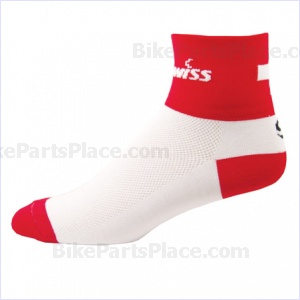 Socks - WhiteRed