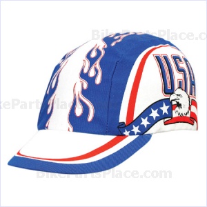 Cycling Cap - Skull Cap USA Logo