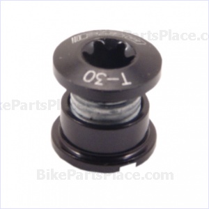 Chainring Bolt and Nut T-30 Black