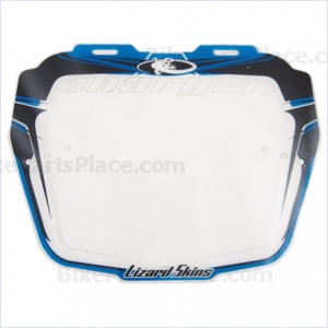 Plate Number - Charger Plate (Black/Blue)