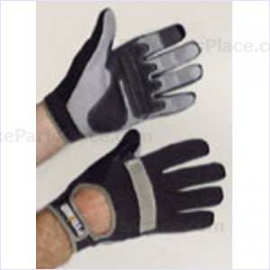 Gloves - Full Finger - Black/Grey