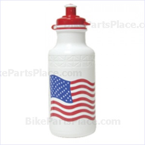 Water Bottle USA Flag Design