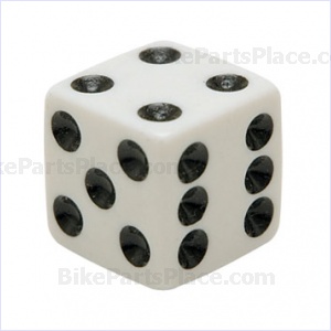 Valve Cap - Dice White