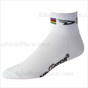 Socks Air-E-Ator Defeet World Champ Logo White