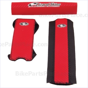 Pad Set - Carbon Leather Red