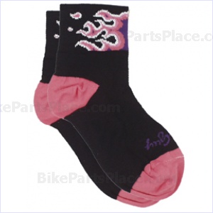 Socks - Pink Flames