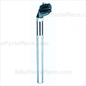 Seat Post Pyr Aly 25.6 W/Clamp 350mm Sil