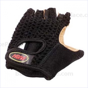 Gloves Crochet Black Back Xlarge