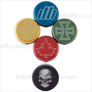 Handlebar End Plug - Bar End Slugs Iron Cross Logo