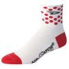 Socks AIR-E-ATOR Polka Dots White-Red