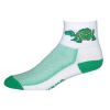 Socks Turtle Design White Green