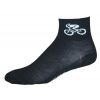 Socks Bicycle Design Black