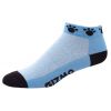 Socks - Dog Paws Design Light Blue