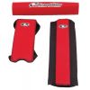 Pad Set - Carbon Leather Red